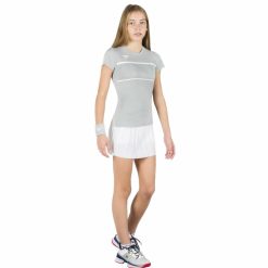 Tecnifibre W. Team Tech Tee Silver Junior T-Shirts & Polos