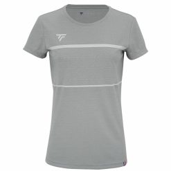 Tecnifibre W. Team Tech Tee Silver Junior T-Shirts & Polos