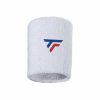 Tecnifibre Wristband Xl White Poignets / Bandeaux