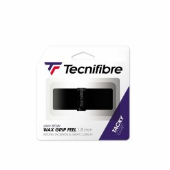 Tecnifibre Wax Feel Grip Noir (Boite De 12 Packs D'1 Grip) Grips