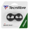 Tecnifibre Balles Squash Point Rouge Par 2 Balles De Squash