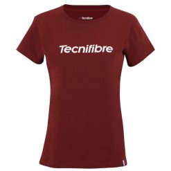 Tecnifibre W. Team Cotton Tee Cardinal Junior T-Shirts & Polos