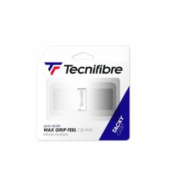 Tecnifibre Wax Feel Grip White (Boite De 12 Packs D'1 Grip) Grips